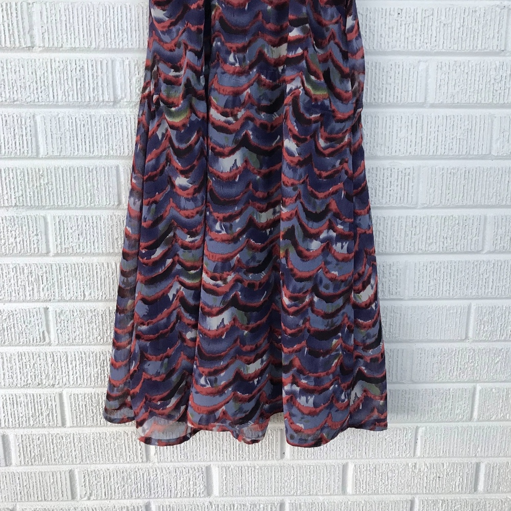 Francesca's Emmelee Tie Waist Printed Dress Small - Picture 7 of 8